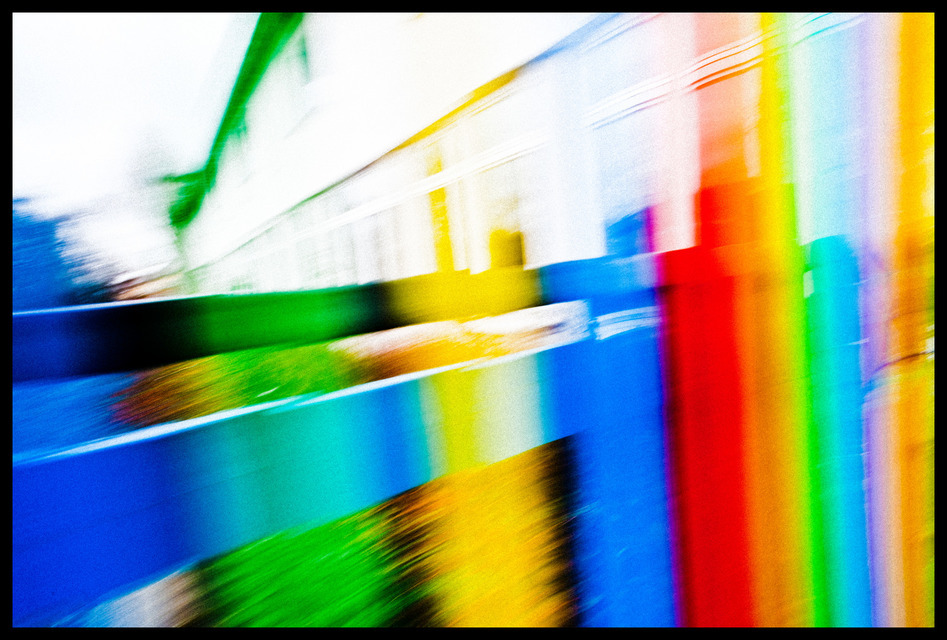 Colored Fence - ID 001024