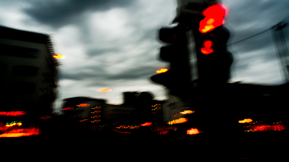 Red Lights Below CLouds - ID 001612