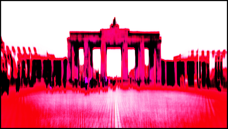 Red Brandenburg Gate - ID 001643