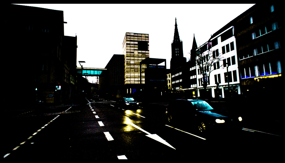 Blue Bridge and Car - ID 002010