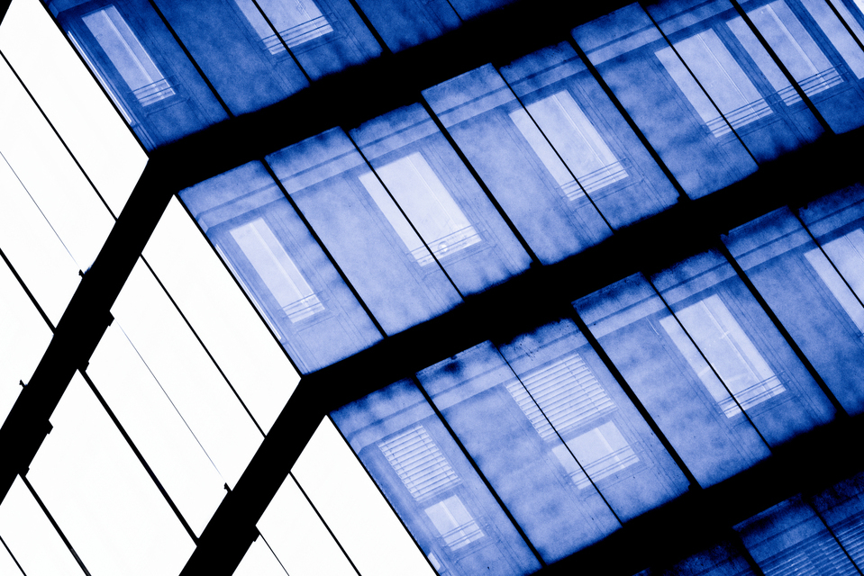 Blue with Stribes I - ID 002329