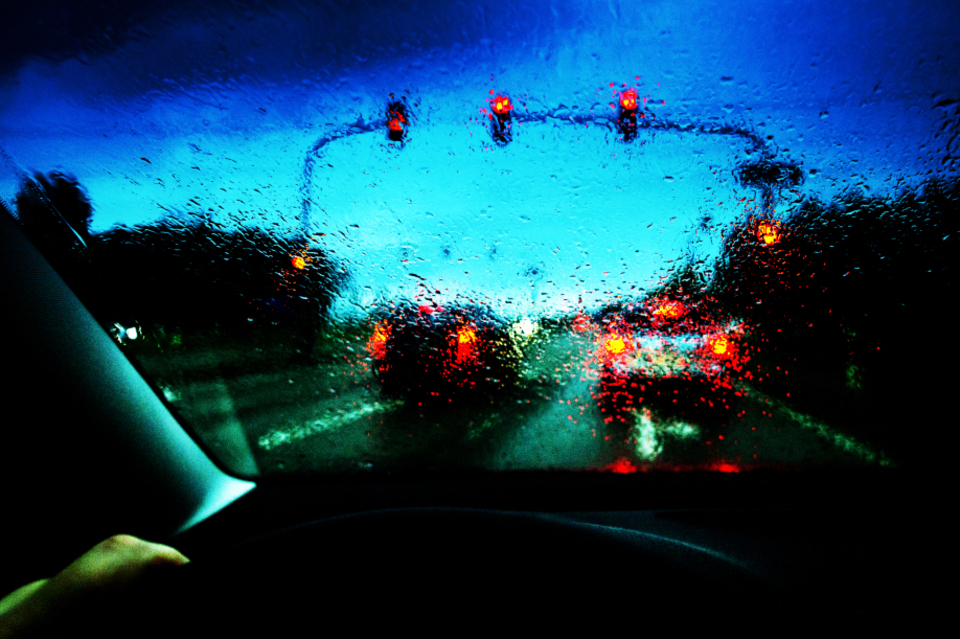 Red Lights and Blue Sky - ID 002842