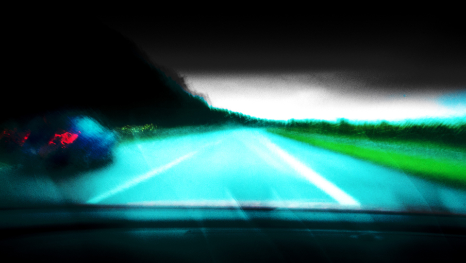 Black Clouds on Cyan Streets - ID 002847