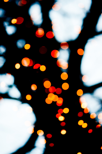 Orange Red Lights I - ID 003084