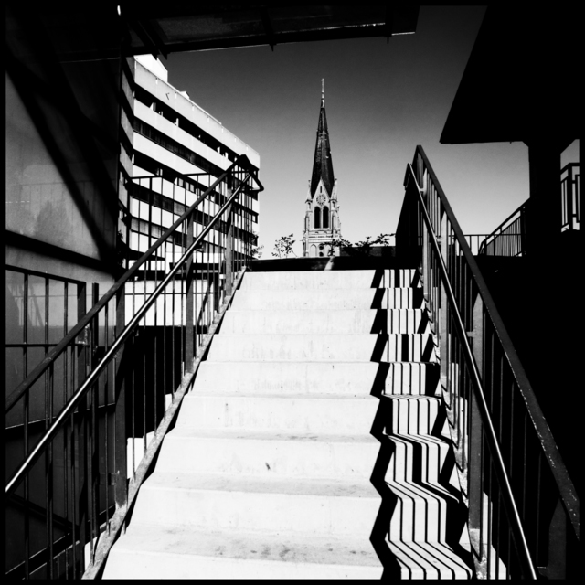 Stair And Church - ID 003789