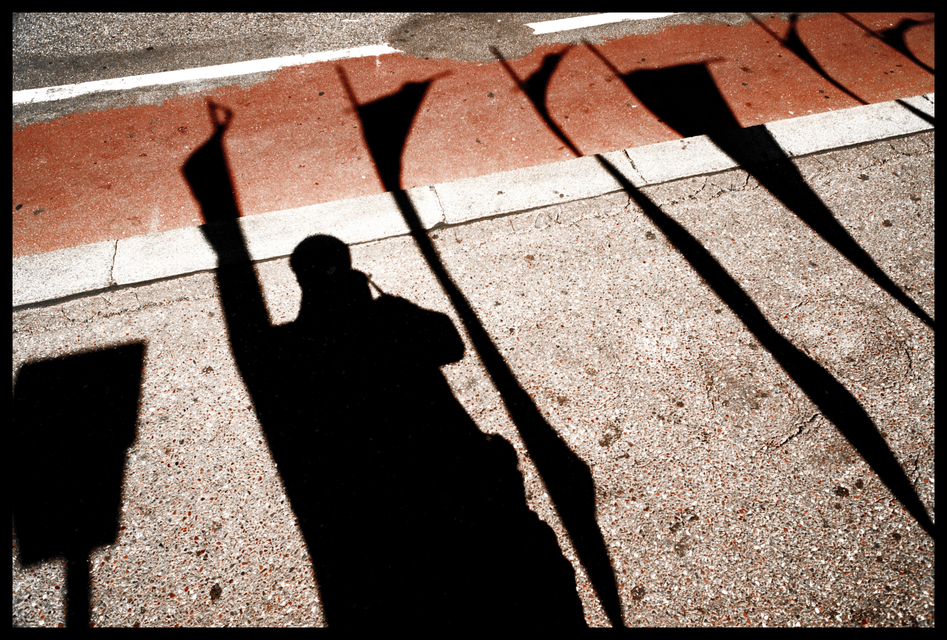 Shadow on the Pedestrian Path I - ID 004441