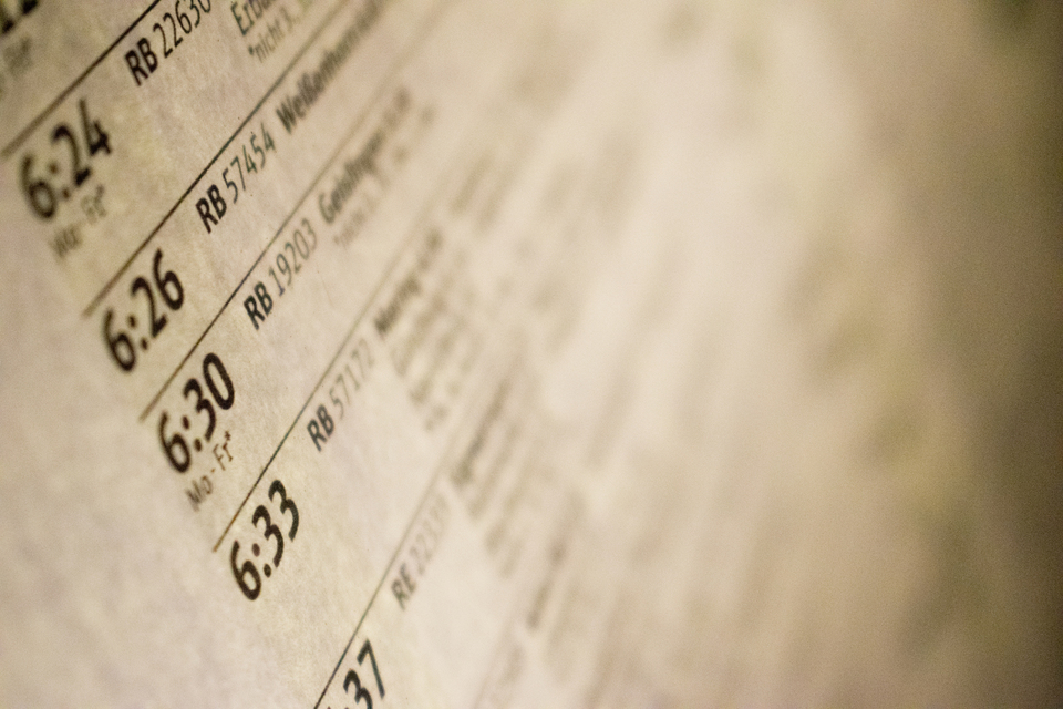 Time Table I - ID 005819