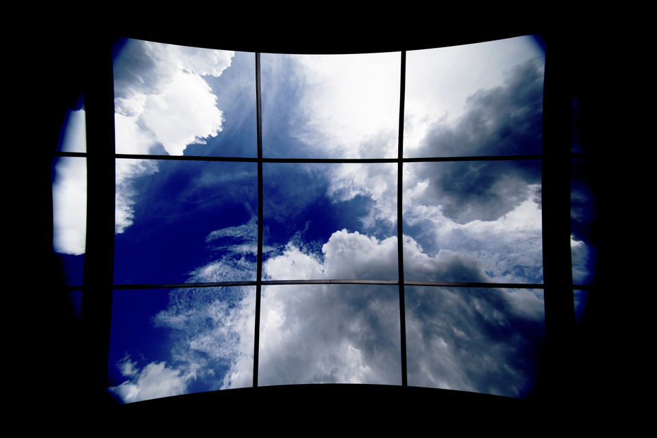 Framed and Broken Sky - ID 006362