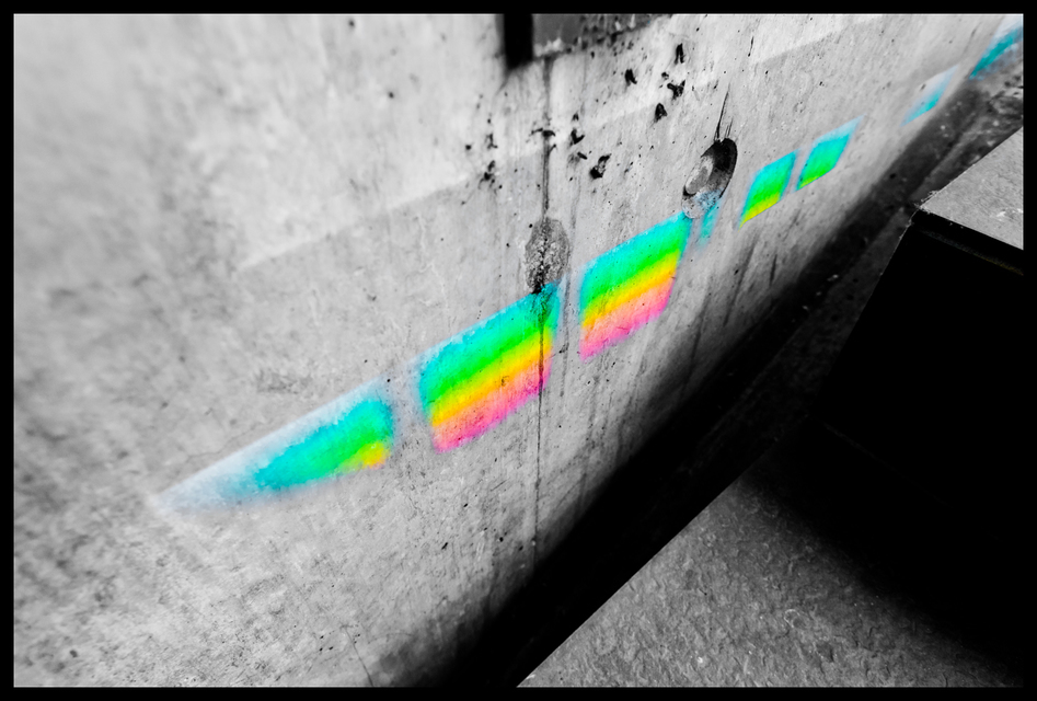 Sun Color on the Wall I - ID 006397