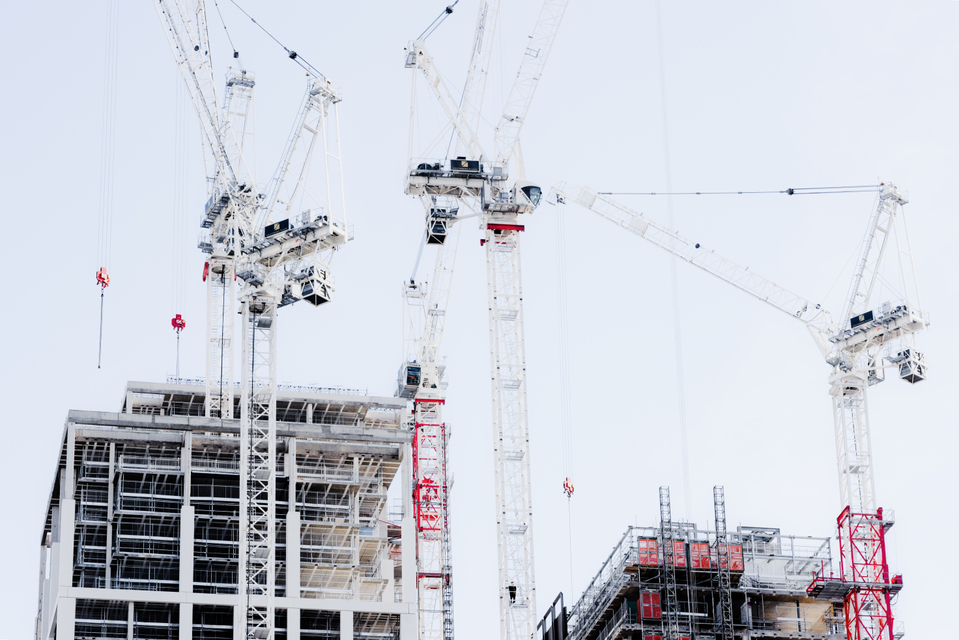 Cranes at Thames I - ID 006981