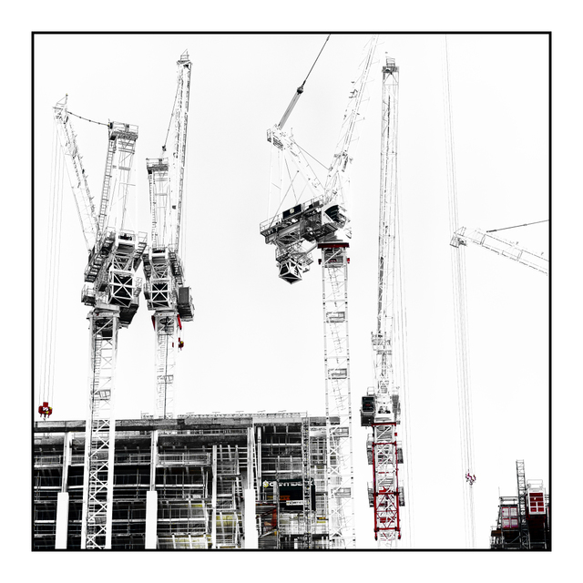 Cranes at Thames III - ID 006983