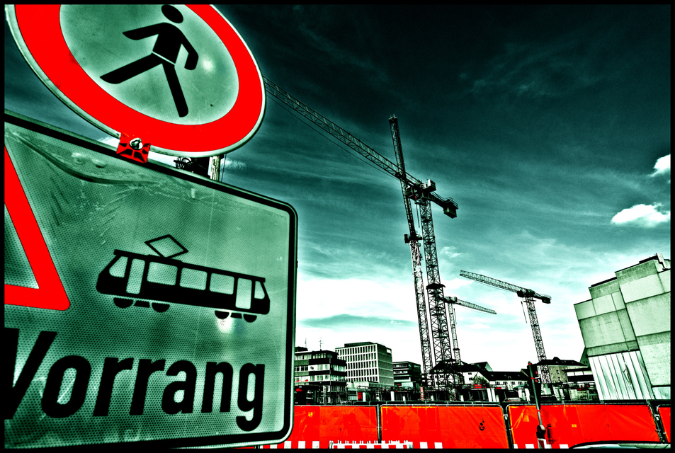 Main Station Courtyard Construction IX - ID 007423