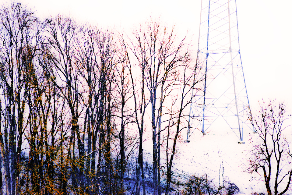 Power on Hill behind - ID 009444