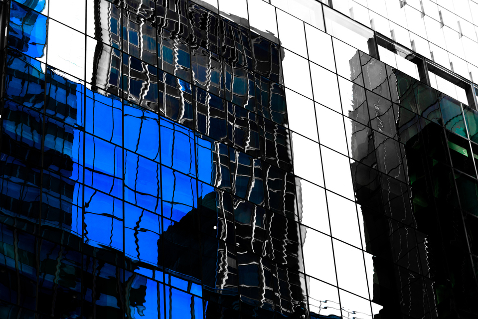 Blue Mirrored - ID 009994