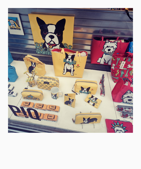 Dogs on Yellow - ID 010547