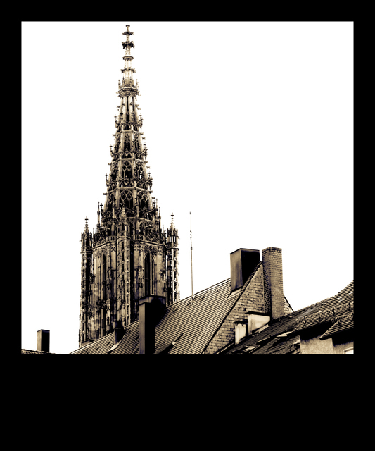 Minster behind Roof - ID 011181