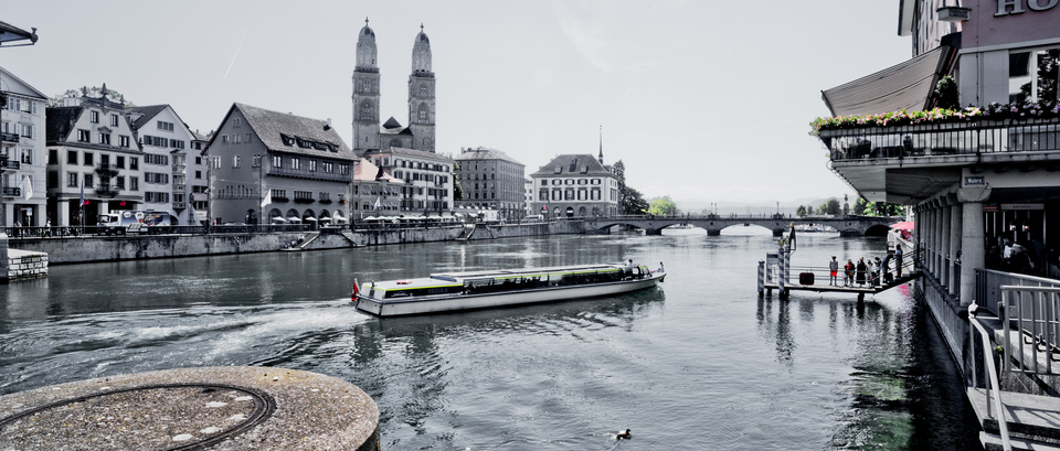 Limmat with Ship I - ID 012273