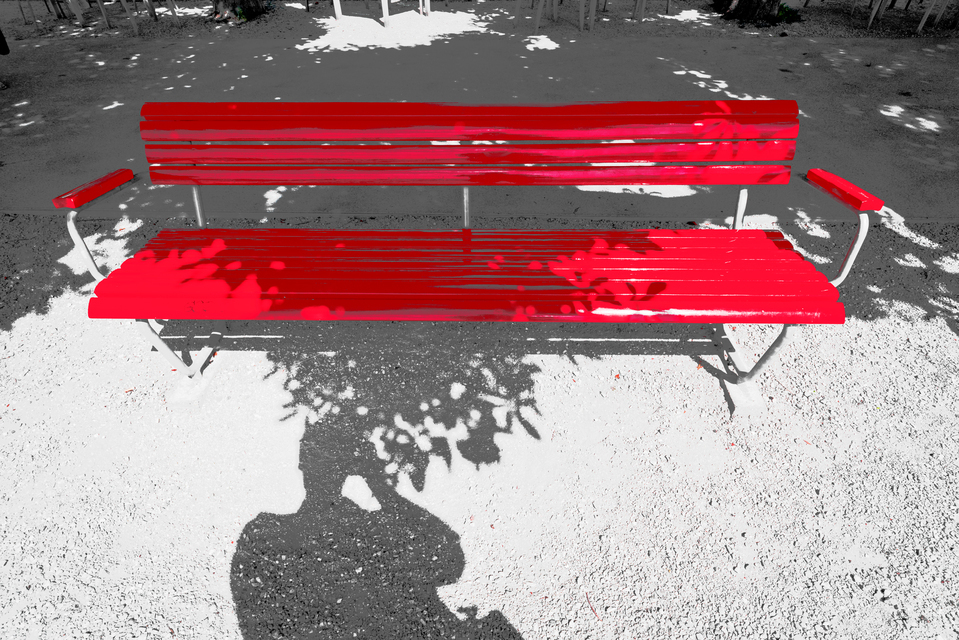 Red Bench - ID 012571