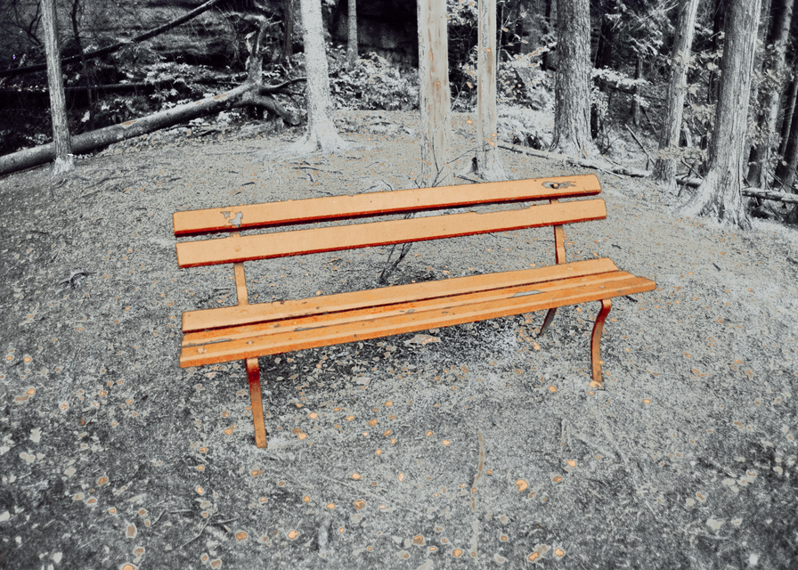 Orange Bench - ID 012630