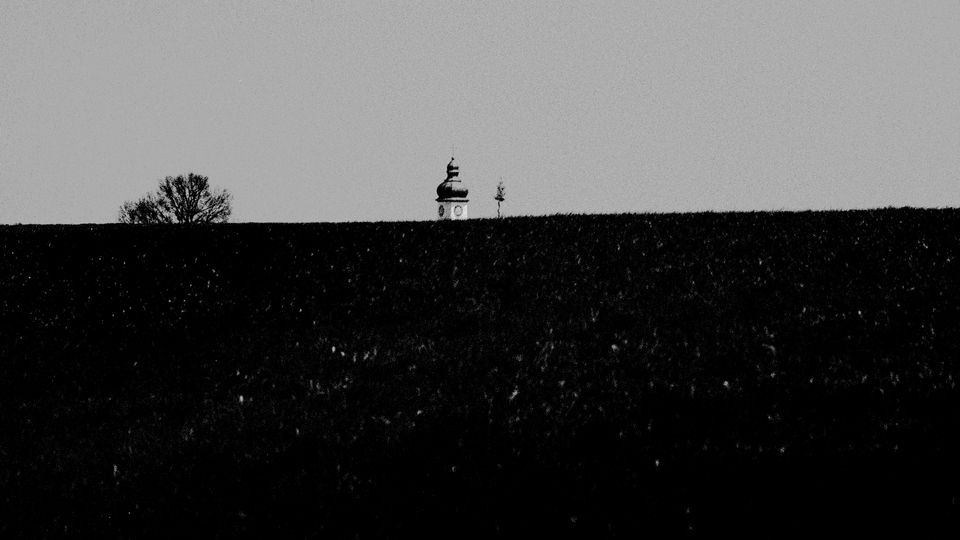 Church behind Hill in May - ID 012809