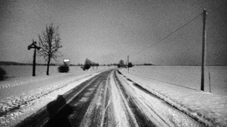 Night over Iced Road - ID 013188