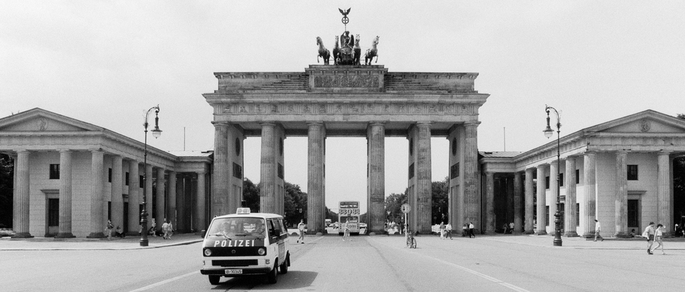 Police at Brandenburg Gate - ID 013335