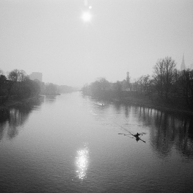 Foggy Danube Rowing I - ID 013457