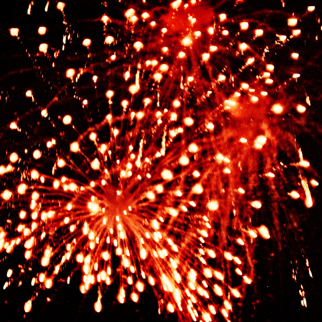 Fireworks above Danube XV - ID 013655