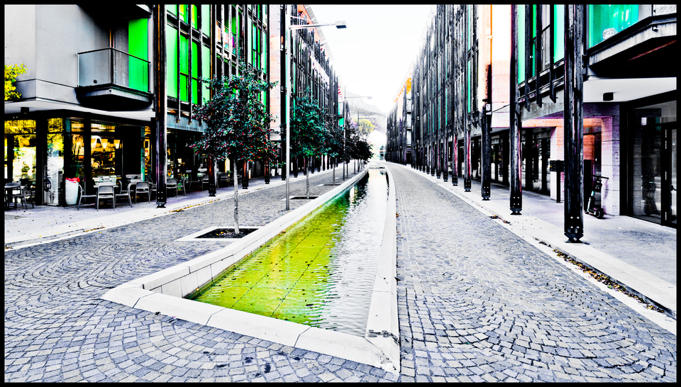 Green Trees and Water - ID 014140